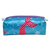 Estojo Escolar Infantil Grande Feminino Reforçado Premium Menina Sereia