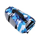 Sosoport 犬用ライフジャケット 可能 設計 持ち運びハンドル付き 通気性素材 ブルー