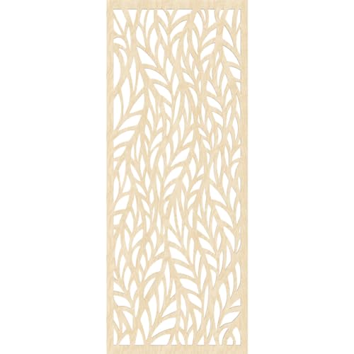 Image of Ortonville Decorative Pierced Fretwork Wood Wall Panels, 29 3 /8 inchW x 74 3 /8 inchH x 1 /4 inchT, Birch