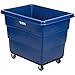 Global Industrial 12 Bushel Plastic Bulk Box Truck, Steel Chassis Base, 1000 lbs. Capacity, 4