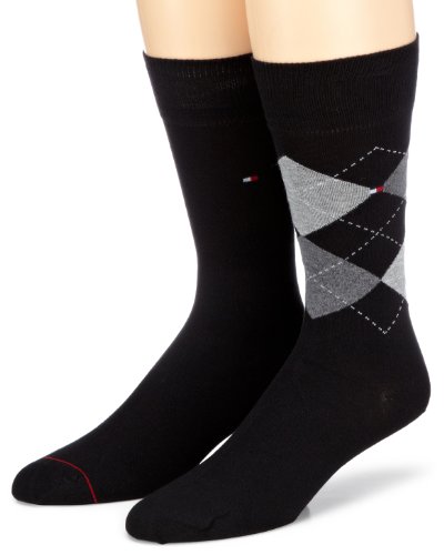 Tommy Hilfiger TH Men Sock Check 2P Calze, opache
