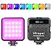 VITOPAL P6 RGB LED on-Camera Video Pocket Light 6W Color Temperature 2500K-9000K with Magnetic Attraction