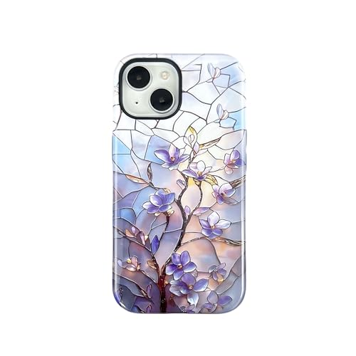 Étui protection double couche iPhone 15 antichoc silicone doublure rigide Alte Magnolie