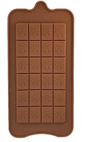 Miniatura 8 de Breakable Leaf - Molde para barra de chocolate KitKat estilo Dubai, paquete de 2 moldes de silicona para dulces, antiadherente, sin BPA, resistente