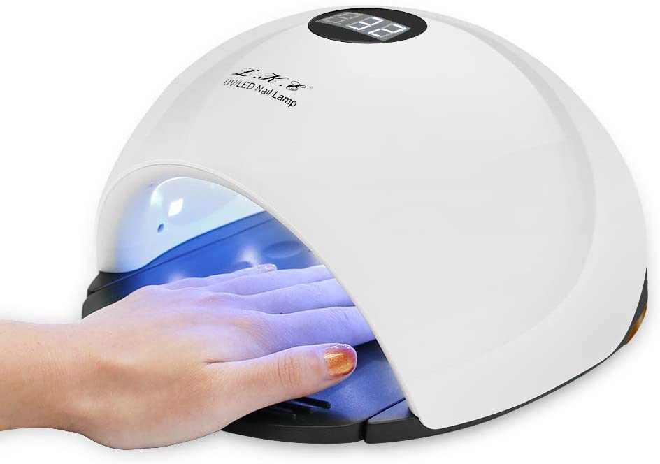 UV Light for Nails,LKE Curing Lamp for Gel Nail Polish 54W UV Led Light Gel Nail Starter Kit Nail Dryer Accessories