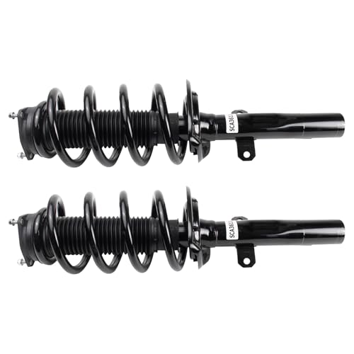 Image of TRQ Front Strut and Spring Assembly Set 2 Piece | For 2015-2020 Ford Transit-150 15-20 Transit-250 15-20 Transit-350