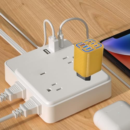 Cargador USB rápido bloque con 6 puertos de compatibilidad extendida 2
