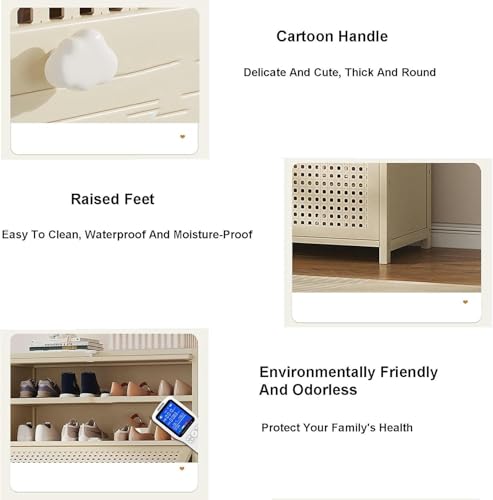 Meuble à chaussures pivotant et empilable pour optimiser le rangement vertical - 7