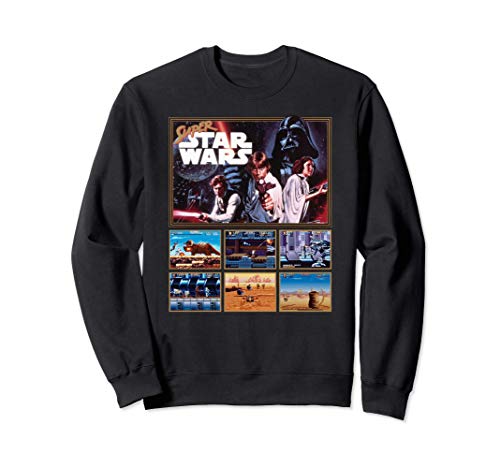 Super Nintendo Super Star Wars 90s Sudadera