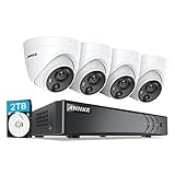 【Einfacher Fernzugriff und sofortige Push Benachrichtigung】 Sie können über iOS / Andriod Telefone, -Tablets und -PCs problemlos auf das Überwachungssystem zugreifen und alles von überall aus unter Kontrolle halten. Sobald ein Alarm ausgelöst wird, werden Echtzeit E-Mail Benachrichtigungen und APP Alarm Pushs gesendet, sodass Sie sofort Maßnahmen ergreifen können, um schlimmere Verluste zu vermeiden.