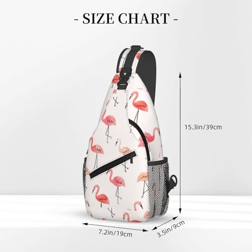 Flamingo. Stylish Men'S Messenger Bag - Durable Polyester, Huge Capacity & Adjustable Strap3