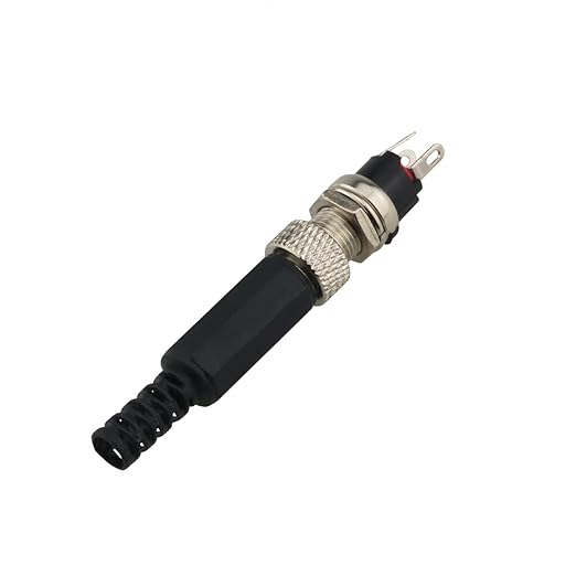 4 Juegos Conector Macho DC 5.5mm x 2.5mm con Hembra Rosca miniatura 5