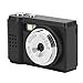 KIMISS Fotocamera con Obiettivo Macro Fotocamera con Obiettivo Grandangolare Videocamera 1080P Piccola Fotocamera Compatta con Obiettivo Grandangolare da 198 Gradi Obiettivo Macro 15X immagine