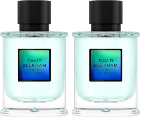 Image of DAVID BECKHAM True Instinct - Eau de Parfum for Men - Woody & Ambery Fragrance with Notes of Pine Needle, Cedarwood and Vetiver - Long Lasting - 75ml (Pack of 2)