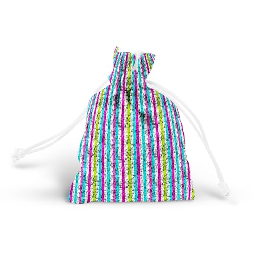 Image of ArtzFolio Color Triangles | Pouch Wrist Potli Bag | Bag for Weddings & Casual Parties