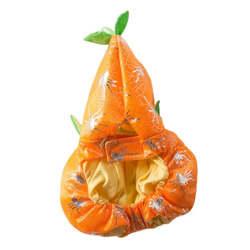 Disfraz de Calabaza Halloween para Perros y Gatos Talla S