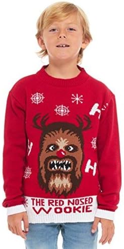 New Camp Ltd Boys Girls Kids Children Unisex Christmas Xmas Knitted Novelty, Retro, Elf, Football Jumper Sweater Christmas Xmas 2019 Exclusively to for Ages 2-14 Years
