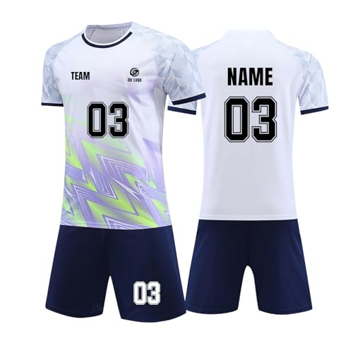 Generisch Personalisierbares Trikot-Set mit Eigenem Namen & Nummer & Logo,...