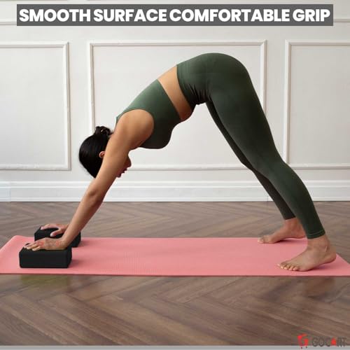 Image of GOCART WITH G LOGO Yoga Brick Fitness Brick Stretching Exercise Home Gym Sports Fitness Workout Pilates Brick