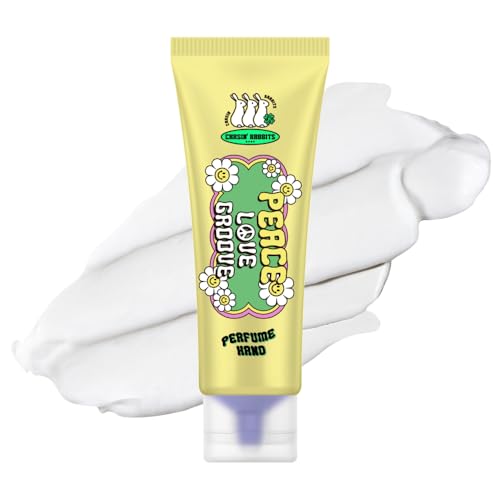 CHASIN' RABBITS Perfume Hand Cream Love Sweet Floral Scent | Moisturizing Hand Lotion & Dry Hand Cream | Multi-Functional & Vegan Hand Moisturizer with Shea Butter (1.69 fl oz)