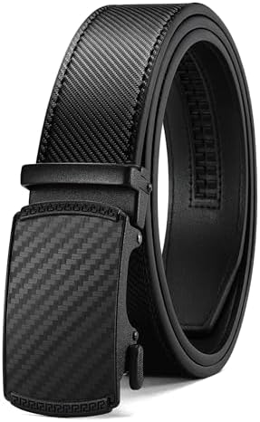 CHAOREN Mens Belt Leather Ratchet Belt - Customizable Fit, Effort...