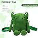 Calkkrer Cartoon-Frosch-Plüsch-Tasche Umhängetasche, Süße Mini-Schultertasche, Kuscheliges Spielzeug-Design, Einzigartiges Geschenk für Frauen, für Outdoor und Alltag