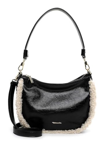 Bolso de hombro Tamaris TAS Gitta negro con correa bandolera ajustable para mujer