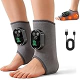 Foot Renew Fussmassagegerät Elektrisch, 2 Stück Kabellos mit 3000mAh Akku, 6 Heizstufen & 3 Vibration, Timer, für Schmerzlinderung und Tiefenentspannung, Ideal als Geschenk für Eltern