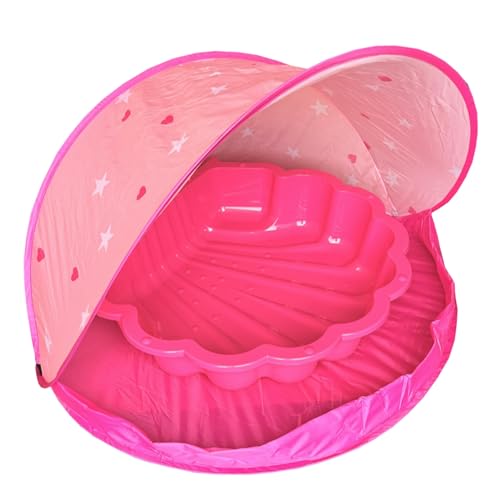 Sand- und Wassermuschel (pink incl. Abdeckung) 1x Muschelhälfte, 1x PopUp...