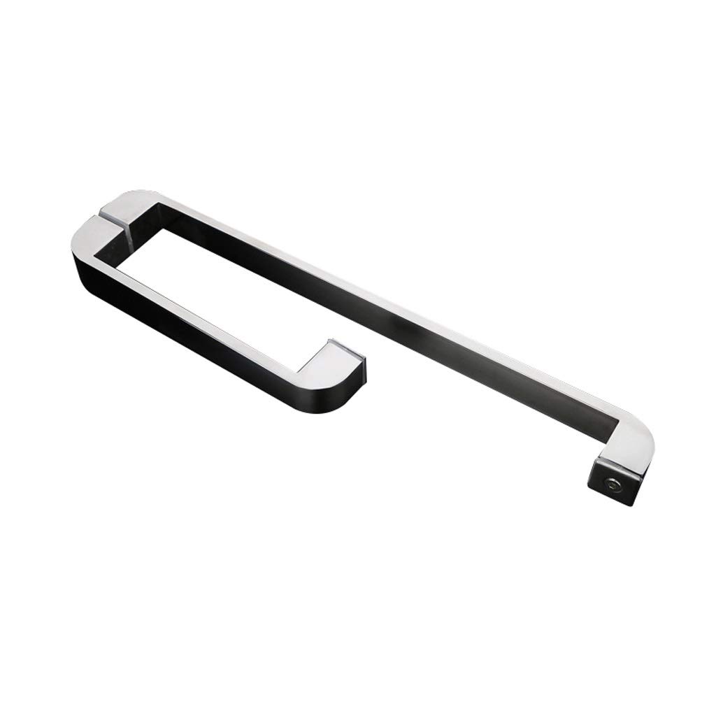 Poignée porte douche verre et barre appui sécurité inox 304