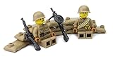 Das DP-28 MG inlusive Zweibein kann hinter dem schützenden Sandsackwall positioniert werden