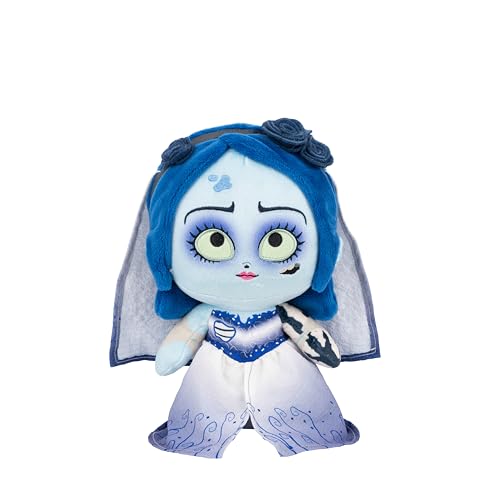 Jazwares Warner Bros. 8-Inch Emily Plush from Corpse Bride - Super-Soft and Huggable Plush Toy - Official Licensed Plush - for All Ages