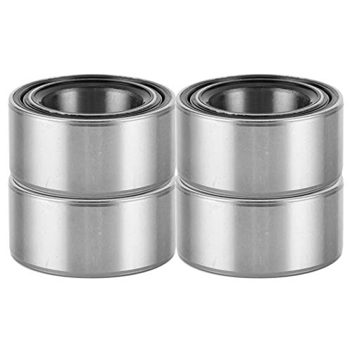 Rodamientos de rueda delantera y trasera de metal plateado en pack de 4 unidades para ATV