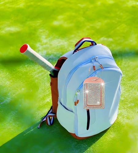 Pink Luggage Tags for Women's Suitcases Cute Bling Diamond Laether Travel Tags for Cruise and Travel Essentials-2 Packs3