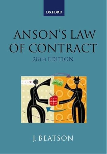 Bild: Anson's Law of Contract fr 9,79 EUR (-86%) statt 68,81 EUR bei amazon.de