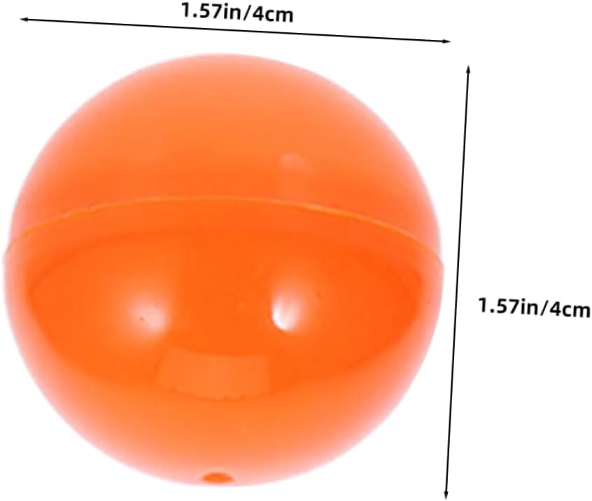 Toyvian 50pcs Plastic Hollow Bingo Balls Openable Raffle Drawing Spheres for Party Games Team Building Activities and Engaging Entertainment Events