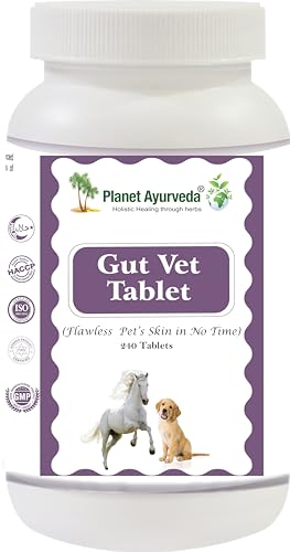Planet Ayurveda Gut Vet Tablet (240 Tablets) Gears Your Pets Digestive System