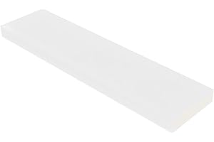 Polyethylene Cutting Board White 3"x 12"x 3/4" Plastic Sheet (Coosa Board HD/PE)