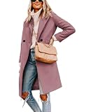 Hooever Women’s Notch Lapel Peacoat