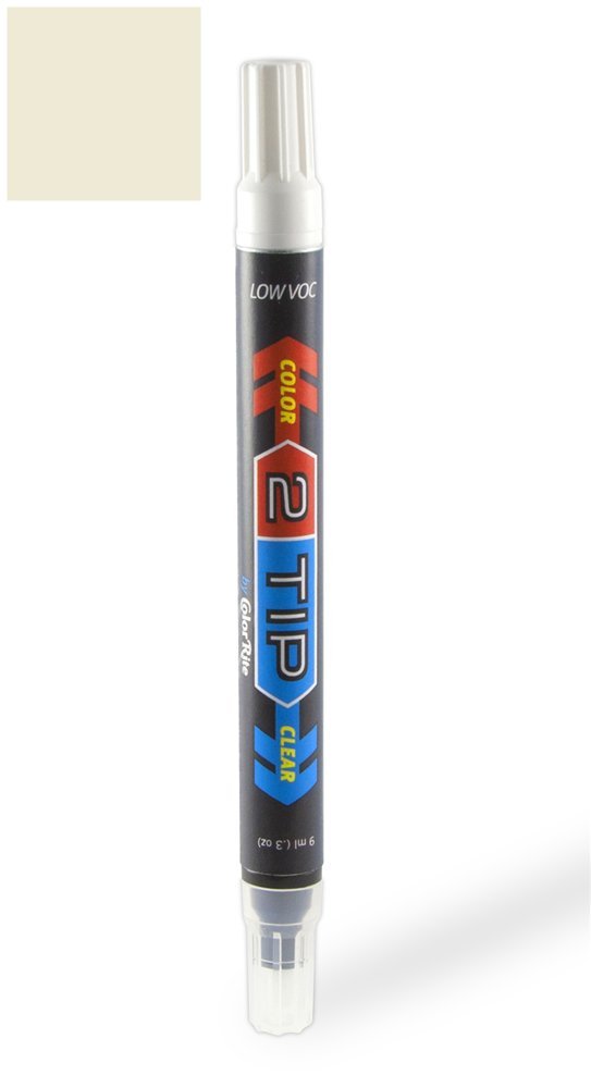 ColorRite 2Tip for Toyota Sienna Automotive Touch-up Paint - Silver Pearl Metallic Clearcoat 1D7 - Color-and-Clearcoat Package