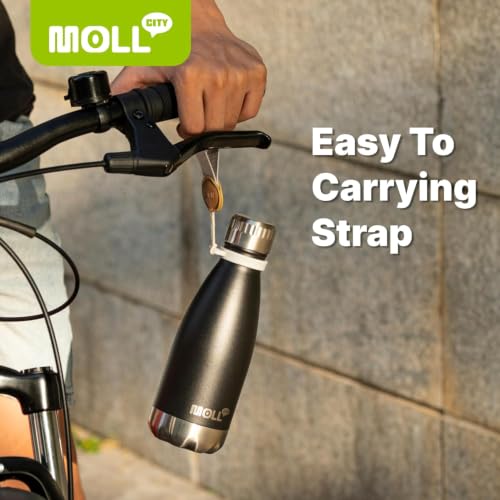 Image of 9 oz Stainless Steel Water Bottle,Double Wall Vacuum Insulated