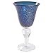Artland Glass Goblet, One Size, Slate Blue