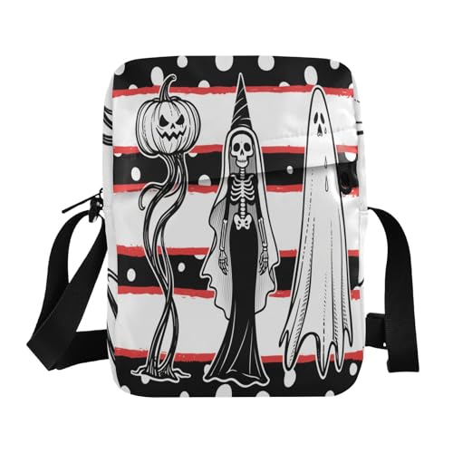 small messenger bag for women shoulder bags Womens Fashion Purses Adjustable Strap for Casual Casual- Halloween Bride Black Red