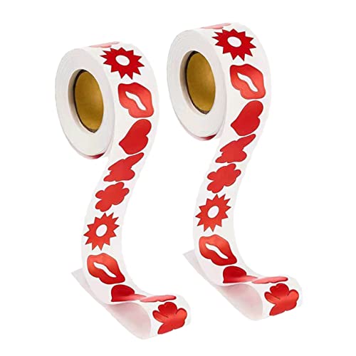 OFFIGAM 2 Rollos De Pegatinas Para Tomar El Sol Guante Retro Protector Solar Adhesivo De Gel Para Uñas Pegatinas De Gemas De Imitación Aceite Bronceador Etiquetas De