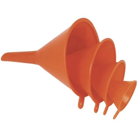 Brüder Mannesmann Trichtersatz 4-tlg., Plastik, 50/75/100/125 mm, M 455-4