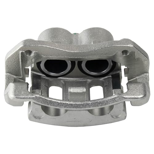 Image of TRQ Front Left Brake Caliper w /Bracket Drivers Side