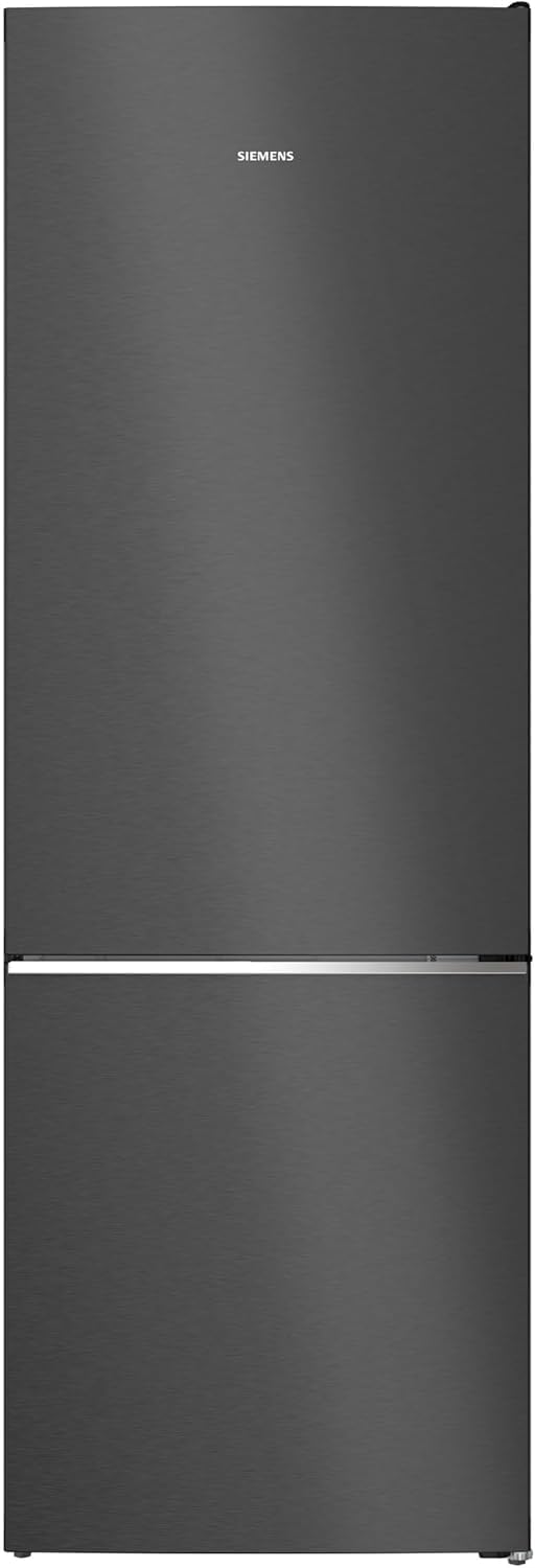 SIEMENS KG49N4XAF, iQ500, Freistehende Kühl-Gefrier-Kombination, Gefrierbereich unten, 440 l, Total noFrost, hyperFresh, extrem leise, LED Beleuchtung, 203 x 70 cm, Gebürsteter Stahl AntiFingerprint