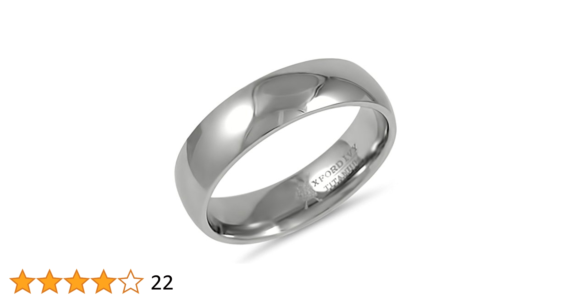 Amazon.co.jp: チタン結婚指輪 6mm メンズ 快適フィット (使用