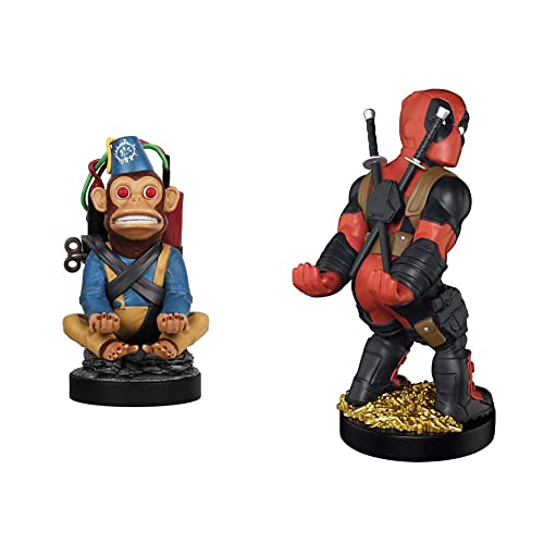Image of Cable Guys - Call of Duty Monkey Bomb Gaming Accessories & Phone Holder & Deadpool Marvel Gaming Accessories & Phone Holder