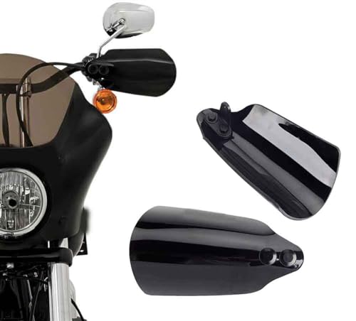 Protège-mains noir pour Harley Softail Deluxe FLDE 2018-2020 avec déflecteur de vent pour moto